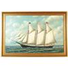 Image 1 : ANTONIO NICOLO GASPARO JACOBSEN (American, 1850-1921) SCHOONER “JAMES T. MAXWELL JR”