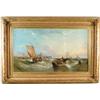 Image 1 : WILLIAM CALLCOTT KNELL (British, -1879) “FISHING OFF GREAT YARMOUTH”