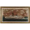 Image 1 : JAMES BARD (American, 1815-1897) SIDE-WHEELER JESSE HOYT