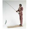Image 1 : FANTASTIC FOLK ART BLACK FISHERMAN