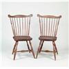 Image 1 : FINE PAIR OF CONNECTICUT FAN BACK WINDSOR SIDE CHAIRS