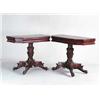 Image 1 : OUTSTANDING AND RARE MATCHED PAIR OF PHILADELPHIA MAHOGANY CARD TABLES ATTRIBUTED TO ANTHONY GABRIEL