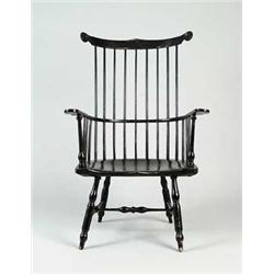 FINE PENNSYLVANIA FAN BACK WINDSOR ARM CHAIR