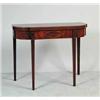 Image 1 : FINE HEPPLEWHITE MAHOGANY INLAID CARD TABLE