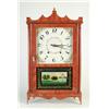 Image 1 : PILLAR AND SCROLL SHELF CLOCK BY CHAUNCEY IVES