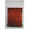 Image 1 : MAHOGANY TWO PART SCOTTISH SIX DRAWER CHEST
