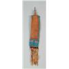 Image 1 : INDIAN BEADWORK PIPE BAG WITH AMERICAN FLAGS