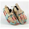 Image 1 : SOUTHERN PLAINS CHILD SIZE BEADED MOCCASINS