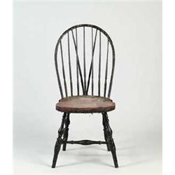 RHODE ISLAND BRACE BACK WINDSOR SIDE CHAIR