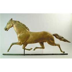 FINE 19TH CENTURY TROTTING HORSE WEATHERVANE