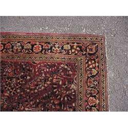 SEMI-ANTIQUE SAROUK SCATTER RUG