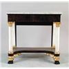 Image 1 : NEW YORK EMPIRE MARBLE TOP PIER TABLE