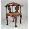 Image 1 : FINE 18TH CENTURY DUTCH MARQUETRY CORNER CHAIR