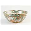 Image 1 : FINE ROSE MEDALLION PANELED AND POLYCHROME PUNCH BOWL