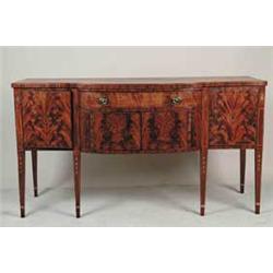 INLAID MAHOGANY HEPPLEWHITE SIDEBOARD