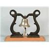 Image 1 : SHIP’S BRASS BELL IN OUTSTANDING DOLPHIN STAND
