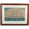 Image 1 : G. YEOMANS (19th/20th Century) SHIP PURITAN