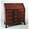 Image 1 : CHIPPENDALE MAHOGANY BLOCK FRONT DESK