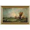 Image 1 : ALBERT VON BEEST (American, 1820-1860) FRENCH FISHING FLEET