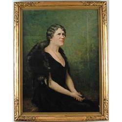 GEORGE HORNE RUSSELL (Canadian, 1861-1933) PORTRAIT OF MRS. HORNE RUSSELL (ELIZABETH MORRISON RUSSEL