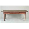 Image 1 : INTERESTING LARGE ONE DRAWER WITH ONE LEAF TAVERN/WORK TABLE