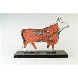 PAINTED STEER WINDMILL WEIGHT