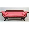 Image 1 : CARVED MAHOGANY FEDERAL SOFA