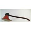Image 1 : FINE PAINTED WOOD FIREMAN’S PARADE AX