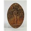 Image 1 : OVAL CAST IRON TREE FIRE MARK
