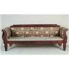 Image 1 : FINE TIGER MAPLE UPHOLSTERED COUNTRY SOFA