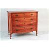 Image 1 : FOUR DRAWER TIGER MAPLE SHERATON CHEST