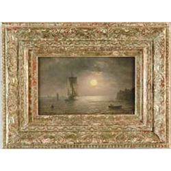 HENDRICK WILLEM MESDAG (Dutch, 1831-1915) MOONLIGHT SEASCAPE