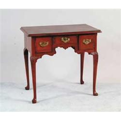 ENGLISH QUEEN ANNE MAHOGANY LOWBOY