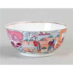 EARLY NEWHALL PORCELAIN DECORATED BOWL