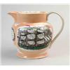 Image 1 : LARGE LUSTRE JUG WITH SHIPS