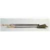Image 1 : FINE PAIR OF FEDERAL BRASS LEMON TOP FIRE TOOLS