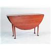 Image 1 : FINE CHERRY QUEEN ANNE DROP LEAF DINING TABLE