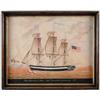 Image 1 : UNSIGNED (19th/early 20th Century) SHIP PORTRAIT OF THE BELISARUIS OF SALEM