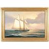 Image 1 : EARL COLLINS (American, 1925-) SCHOONER “ELSIE”
