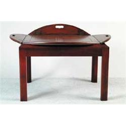 FINE 18TH CENTURY MAHOGANY/WALNUT  BUTLER’S TRAY TABLE