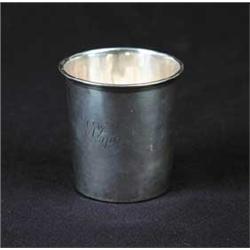 FRENCH STERLING BEAKER