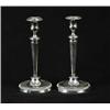 Image 1 : PAIR OF TALL FRENCH STERLING CANDLESTICKS