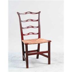 CHIPPENDALE RIBBON BACK COUNTRY SIDE CHAIR