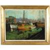 Image 1 : J J ENWRIGHT (American, 1905-) “FISHING PORT, MAINE”