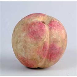 OVERSIZE PAINTED MARBLE PEACH