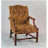 Image 1 : CARVED CHIPPENDALE OPEN ARMCHAIR