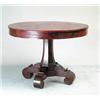 Image 1 : MAHOGANY EMPIRE ROUND CENTER TABLE