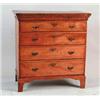 Image 1 : GRADUATED FOUR DRAWER TIGER MAPLE CHEST