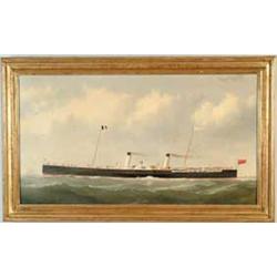 GEORGE MEARS (British, 1865-1910) PADDLE PACKET “VICTORIA”