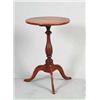 Image 1 : QUEEN ANNE CURLY MAPLE AND MAPLE CANDLESTAND